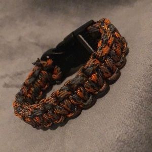 Orange Paracord Bracelet